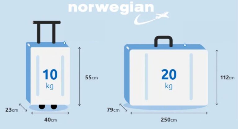 norwegian bagages a main